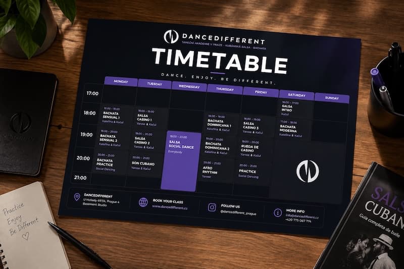 dance different timetable regular group classes